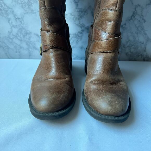 Enzo Angiolini Easporty Cognac Leather Riding Boots US 6.5 - Picture 5 of 11
